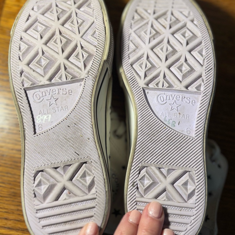 Converse High-Top Sneakers - Crystal Energy Platform White, 8 - Picture 10 of 10